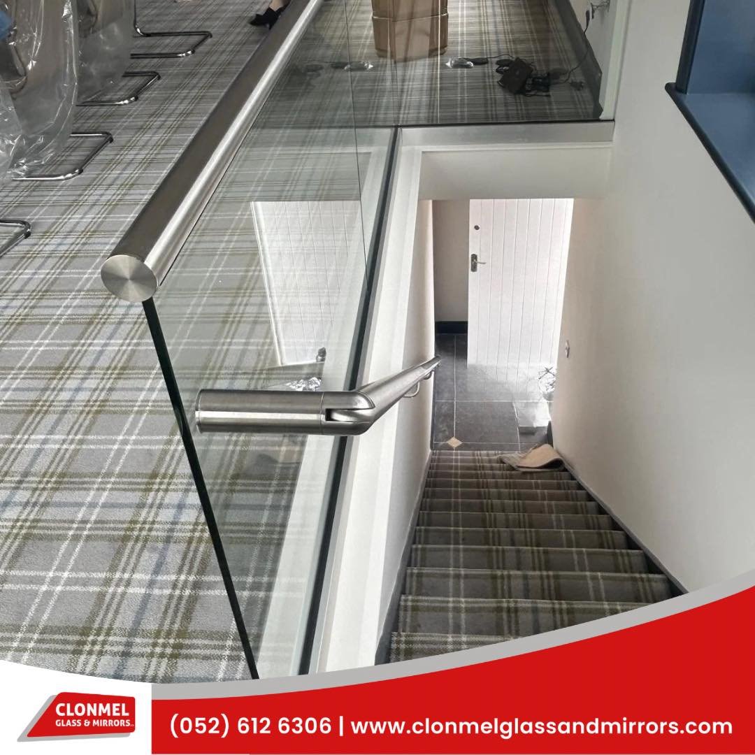 Glass Balustrade and Mirror fit out for a customer in Dunmore Cashel, Co.TipperaryReady to trans